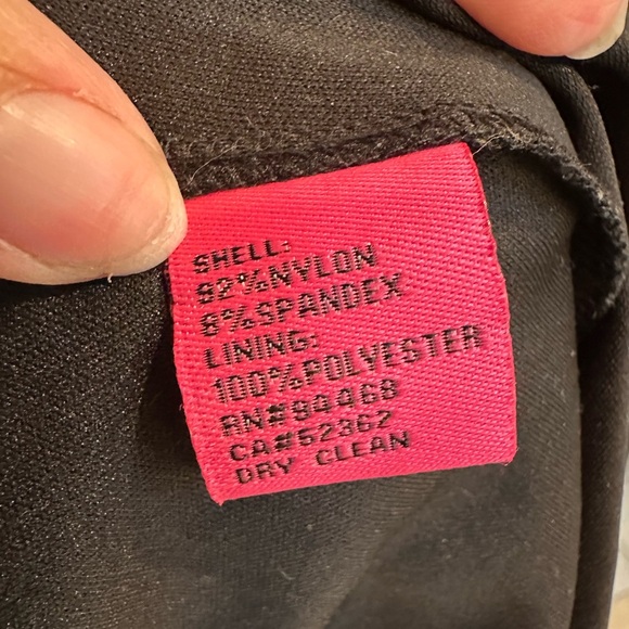 Betsey Johnson Black & White Polka Dot Lace Overlay Rock Glam Dress Size 6 Small - Picture 10 of 11